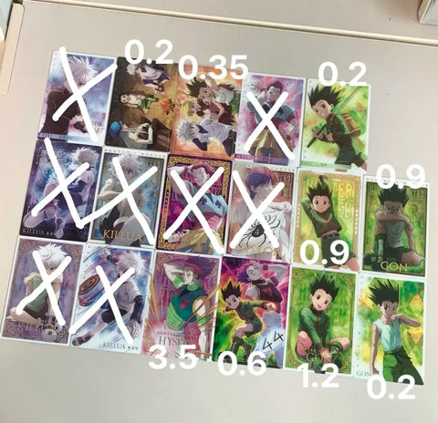 Hunter x Hunter Hisoka Gon Killua Iruka Jaga Card SP for sale