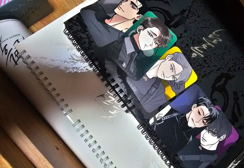 Black Tiger Calendar + Black Rabbit Calendar + Black Rabbit Calendar Poster + 5 Photocards as a set