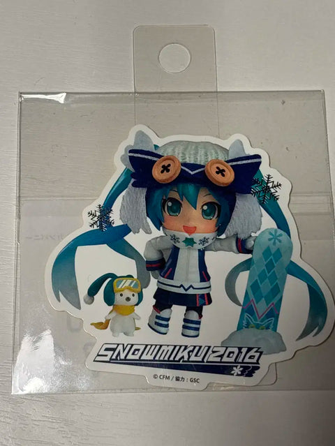Unopened) Snow Miku Sticker Hatsune Miku Vocaloid