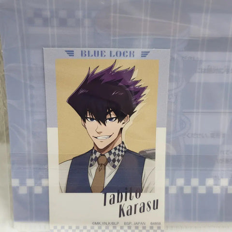 Blue Lock Day Off Kuji Karasu Clear File Sticker, Card Holder Set