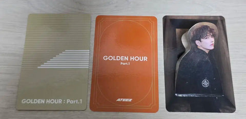 ATEEZ Hongjoong photocards, 3 cards as a set