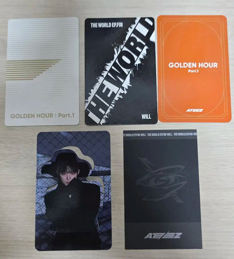 ATEEZ Mingi photocards 5ea as a set