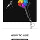 G-Dragon Übermensch Mini Light Keyring Mint Black GD Übermensh