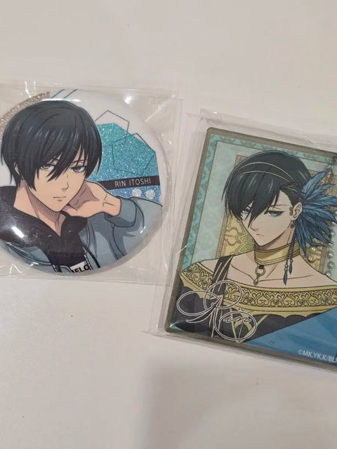 Blue Lock Rin Sae Clear Card Badge Keychain Bundle Sale
