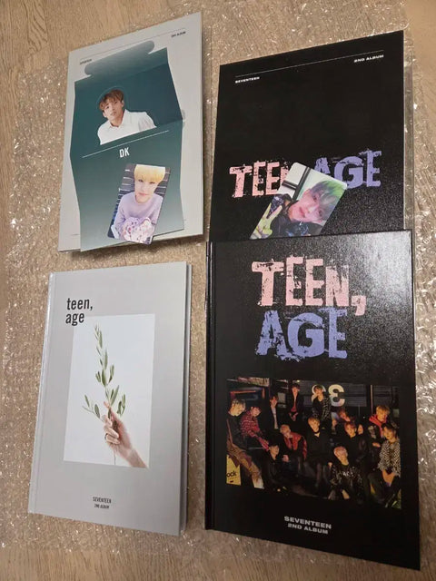 Seventeen - TEEN AGE 2nd Album Official Photocard Included, Sold as a Set