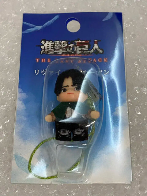 Attack on Titan Levi Kewpie Mini Figure Keychain Strap