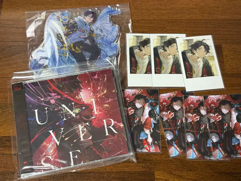 Nijisanji Saegusa Akina Album Acrylic Stand Cheki Nostalgie Bundle