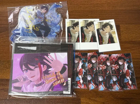 Nijisanji Saegusa Akina Album Acrylic Stand Cheki Nostalgie Bundle
