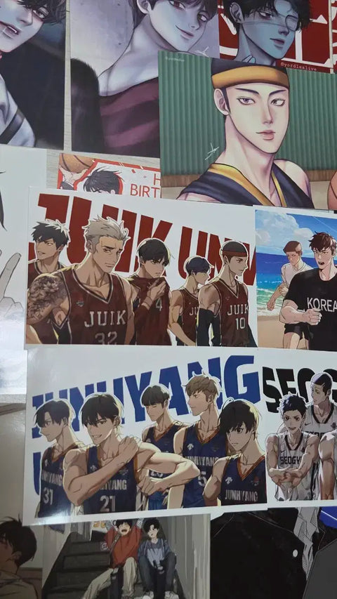 Garbage Time, Gapta, unofficial goods, print box, postcard, Bread Jun, Jeon Young-joong, Sung Joon-soo, Park Byung-chan