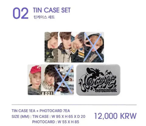BONEDO No Genre Tin Case Photocard Transfer