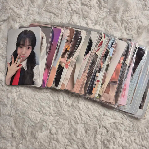 Yunis photocard trading, lowest price split, unreleased album inclusions, all together