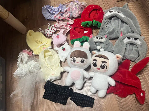 EXO doll Baekhyun D.O. Doh Kyungsoo Pporam, Kyungkung + doll clothes