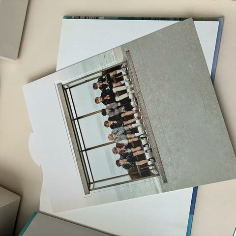 Selling BTS albums.