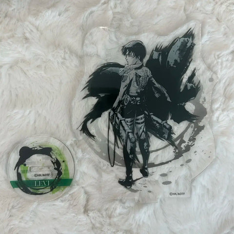 Levi Sumi-e (ink wash painting) acrylic stand for sale.