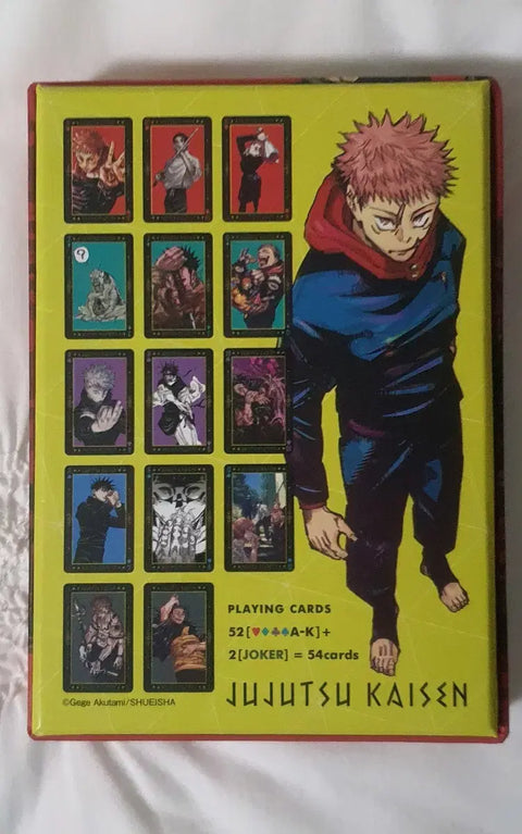 Jujutsu Kaisen Gold Foil Playing Cards Full Set Gojo Itadori Nanami Okkotsu Megumi