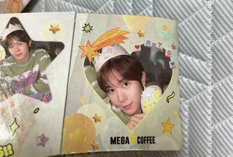 NCT Wish Mega Coffee Ryo Birthday Cup Holder