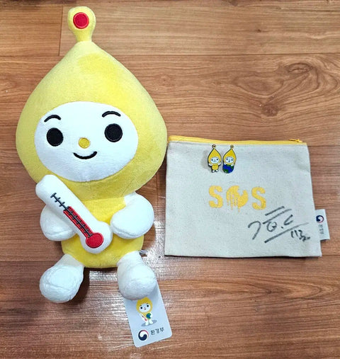 Park Jihoon Ministry of Environment Goods Now Doll/ 2 Kinds of Badges/ Autographed Pouch