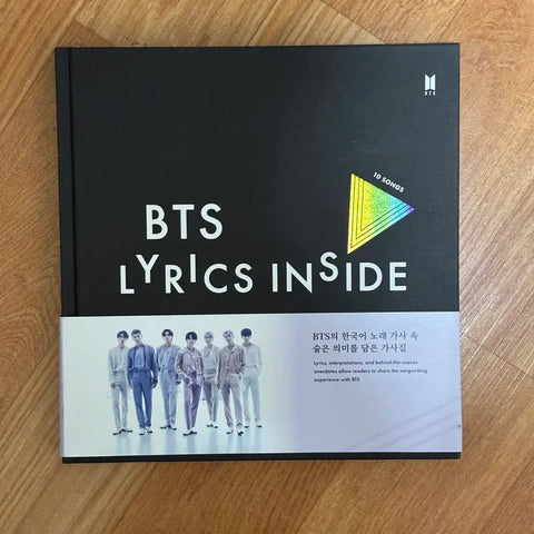 BTS LYRICS INSIDE Bangtan Boys Lyric Book