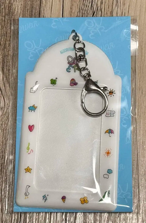 QWER photocard binder keyring