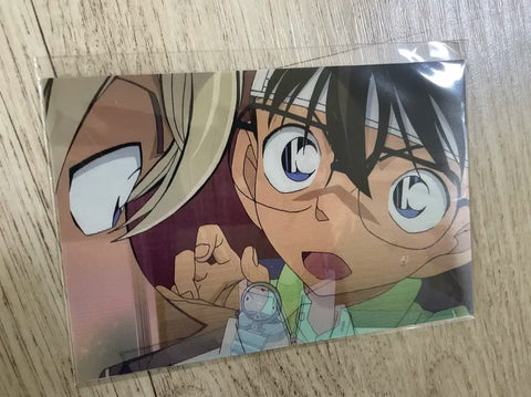 Detective Conan Lenticular Postcard Amuro Toru Conan Tennis