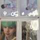 Selling official BTS photocards.