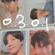 Selling official BTS photocards.
