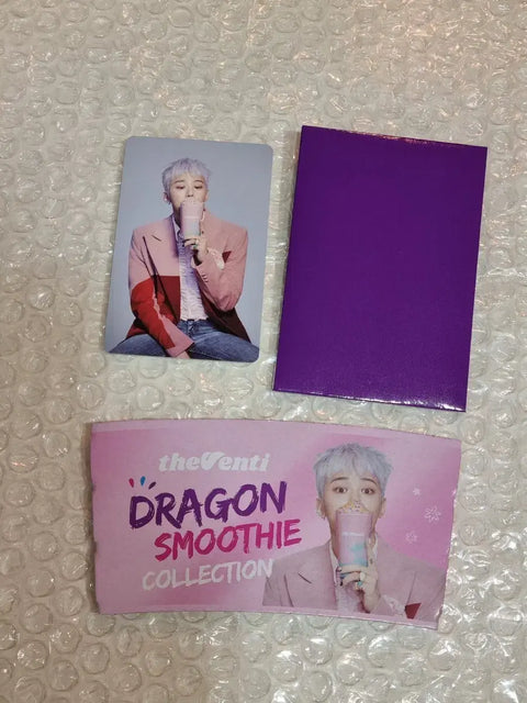 Theventi Dragon Smoothie Collection Photocard + Case + Cup Holder