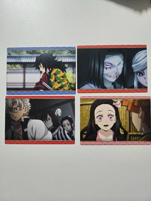 Demon Slayer Pop-Up Random Card Pack Joint Training Arc 4 Types Bundle
