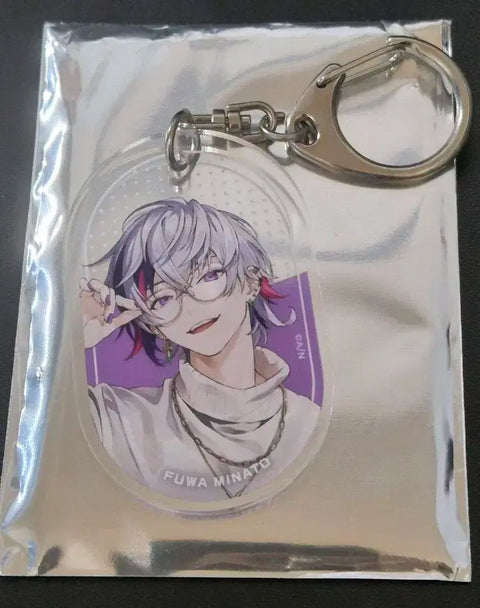 Nijisanji Fuwa Minato Nijinail Acrylic Keychain