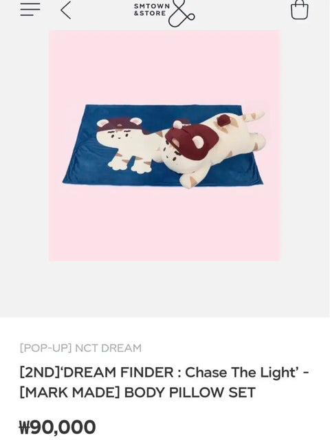 NCT Mark body pillow below cost sale/transfer