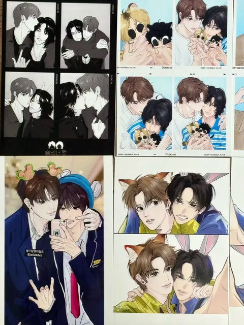 Rise Shonen Sungchan Wonbin Hachi-nim Photo Booth 8 sheets as a set