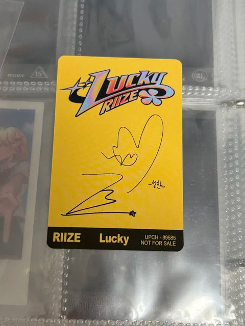 Rise Lucky Unit Photocard Pure Jeongz Sungchan Wonbin
