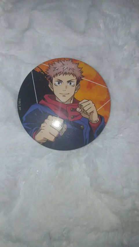Jujutsu Kaisen Yuji Itadori Can Badge