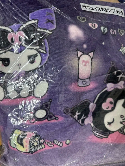 Sanrio Kuromi Kuji Face Towel
