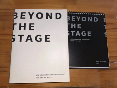 BTS Bangtan Boys Beyond The Stage Photobook Calendar Sale