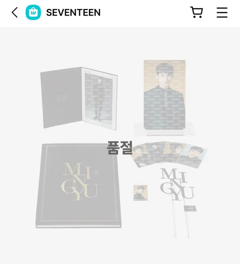 Mingyu Birthday Box Version 2