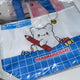 Hanamaru Obake Kuji Lottery 7th Prize Charm Mini Tote Bag Blue