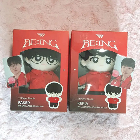 T1 Home Ground T1 Faker Keria Doll Photocard