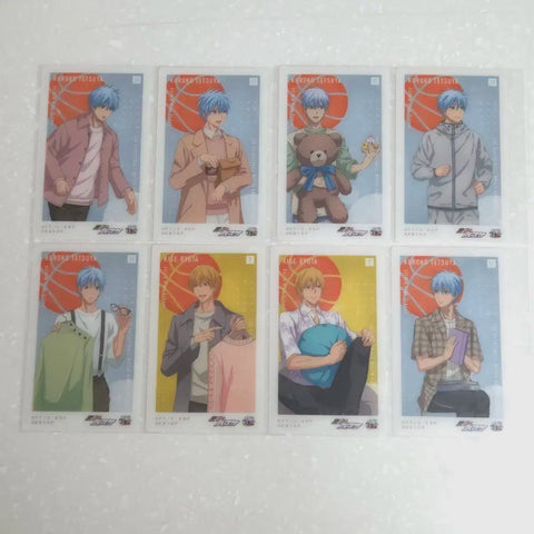 Kuroko's Basketball Kuroko & Kise 10th Anniversary Commemorative Clear Sheet Card Set
