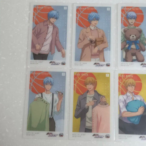 Kuroko's Basketball Kuroko & Kise 10th Anniversary Commemorative Clear Sheet Card Set
