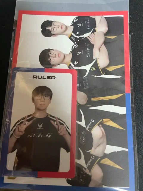 LCK Gen.G Postcard Ruler Photocard Set