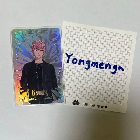 PLAYVE Dash album photocard Starshard Bambi transfer