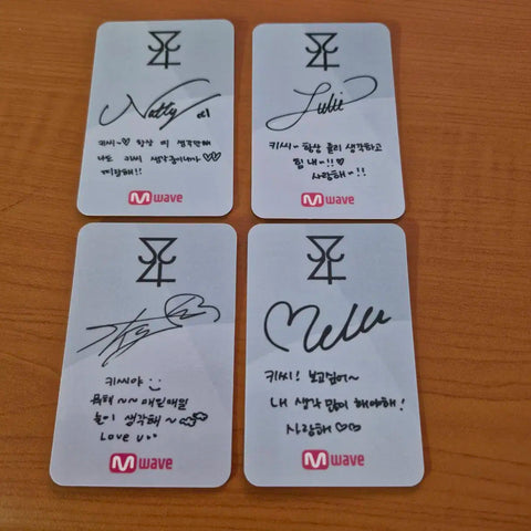 Kiss of Life Mwave Exclusive Photocard 4-Piece Set