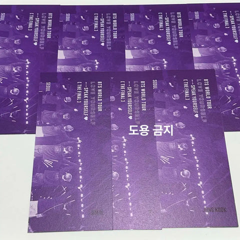 BTS Bangtan Sonyeondan Spacon Group Photo Bookmark 7ea