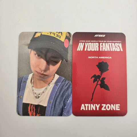 Ateez US tour Tiny Zone Hongjoong photocard