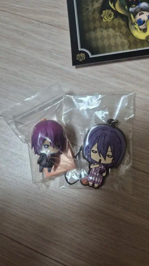 Murasakibara Mini Figure Rubber Strap Keychain