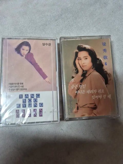 Yang Soo Kyung Albums Vol. 4 & 6 Cassette Tapes - Bulk Sale