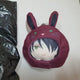 Unused Gintama Takasugi Shinsuke Anizu Kin Rabbit Manju Bean Plush Doll Keychain