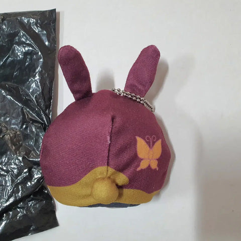 Unused Gintama Takasugi Shinsuke Anizu Kin Rabbit Manju Bean Plush Doll Keychain