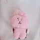 BT21 Cooky pink plush keyring